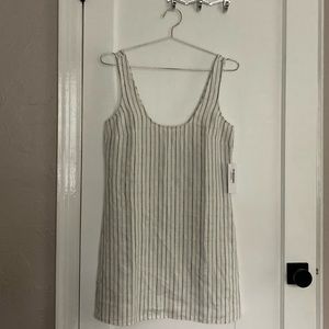 Reformation bo dress in jersey stripe